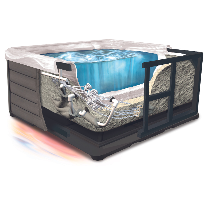 Master Spas® | Michael Phelps Legend Series | Jacuzzi | LSX 700 | 214 x 214 x 97 cm