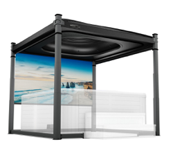 Covana Oasis | Jacuzzi Overkapping Elektrisch