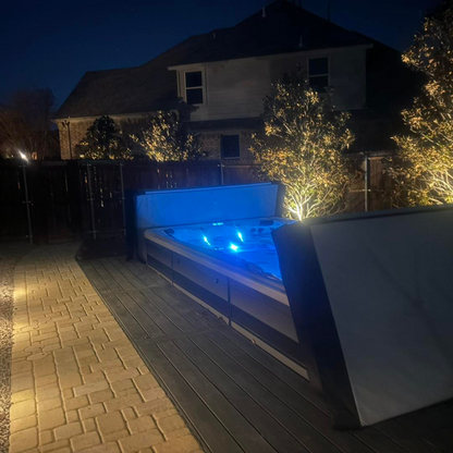 Master Spas® H2X Challenger 15D ZWEMSPA AANBIEDING | Inclusief Warmtepomp & Covana Legend Automatische Overkapping | 457 x 239 x 153cm