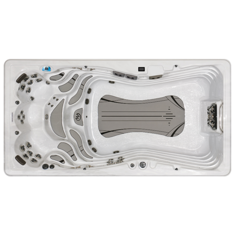 Master Spas® H2X Challenger 15D ZWEMSPA AANBIEDING | Inclusief Warmtepomp & Covana Legend Automatische Overkapping | 457 x 239 x 153cm