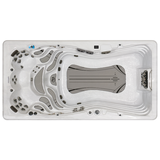 Master Spas® H2X Challenger 15D ZWEMSPA AANBIEDING | Inclusief Warmtepomp & Covana Legend Automatische Overkapping | 457 x 239 x 153cm