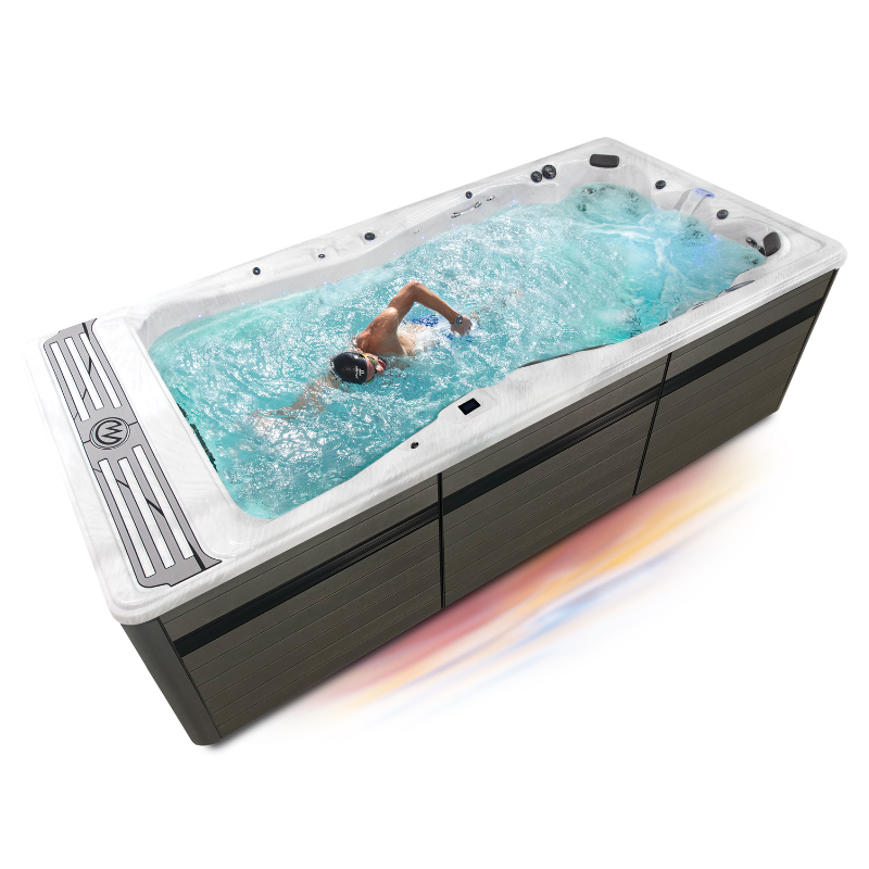 Master Spas® H2X Challenger 15D ZWEMSPA AANBIEDING | Inclusief Warmtepomp & Covana Legend Automatische Overkapping | 457 x 239 x 153cm