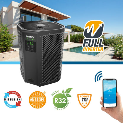 Poolex Vertigo Full Inverter Zwembad Warmtepomp | 13,3 kW | Tot 50m3